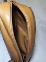 Faux leather sling bag (brown) - Image 4