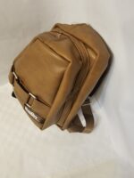 Faux leather sling bag with buckles - Image 9