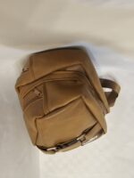 Faux leather sling bag with buckles - Image 10