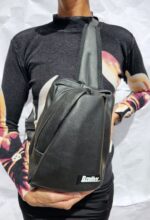 Faux Leather sling bag (black) - Image 2
