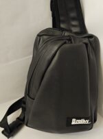 Faux Leather sling bag (black)