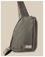 Canvas sling bag (grey)