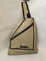 Canvas sling bag (Tan and Black)