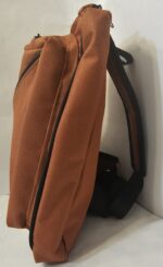 Canvas sling bag (burnt orange and Black) - Image 3