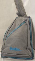 Canvas sling bag (Grey and Teal)