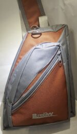 Conceal Carry Canvas sling bag (burnt orange and Grey) - Image 2