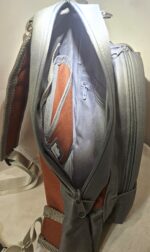 Conceal Carry Canvas sling bag (burnt orange and Grey) - Image 4