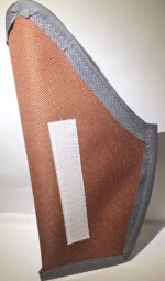 Conceal Carry Canvas sling bag (burnt orange and Grey) - Image 8