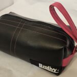 Toiletry Bag (Black with pink)