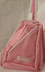 Canvas Sling Bag for Women (pink and white) - Image 5