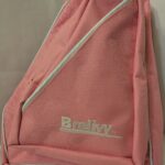 Canvas Sling Bag for Women (pink and white)