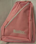 Canvas Sling Bag for Women (pink and white)