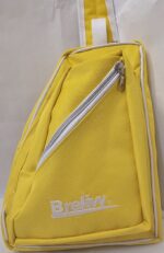 Canvas Sling Bag for Women (yellow and white)