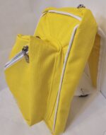 Canvas Sling Bag for Women (yellow and white) - Image 5