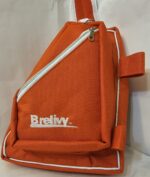 Canvas Sling Bag with foldable cane straps (orange and white)
