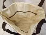 Pattern Cotton Shoulder Bags for Women (Brown) - Image 3